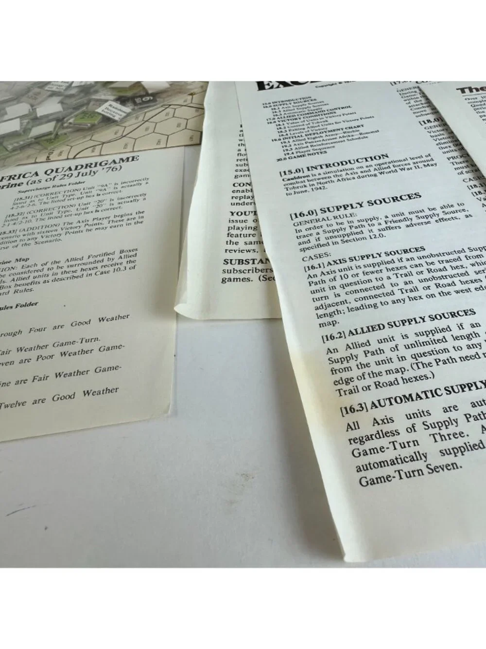 Lot of 3 SPI Historical War Games: Bastogne Cauldron & Omaha Beach